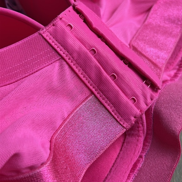 Addition Elle Deesee Lingerie Wireless T-Shirt Bra Size 44C Fuschia - Picture 7 of 13